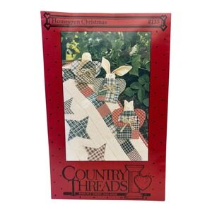 Country Threads Homespun Christmas 134 Pattern NEW 1988